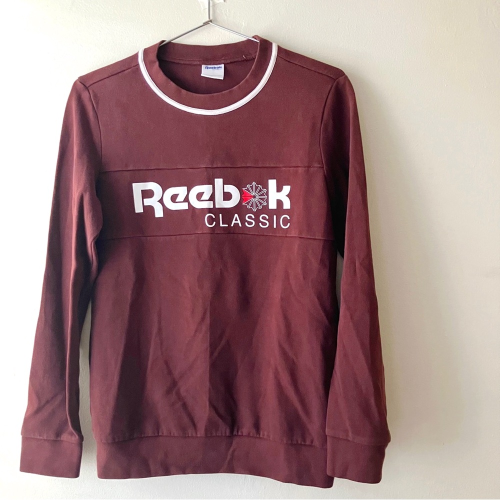 Reebok • Classic Logo Sweatshirt in Maroon